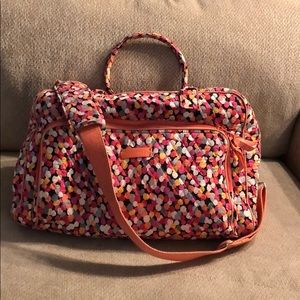 Pink Confetti Weekender Bag